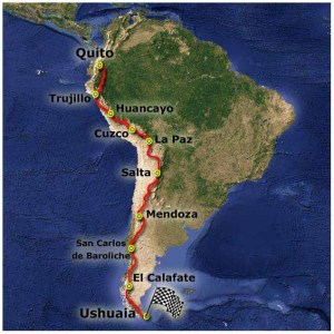 Bike-dreams route Andes trail